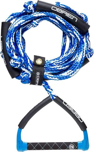 O'Brien Pro Surf Rope – 10" EVA Handle, 25’ Braided Line, Knotted Grips for Wake Surfing – Durable & Comfortable Wakesurf Rope in Saudi Arabia