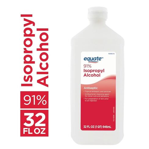 Equate Isopropyl Alcohol 91%, 32 FL Oz | Antiseptic & Cleaning Solution, 2 Pack in Saudi Arabia