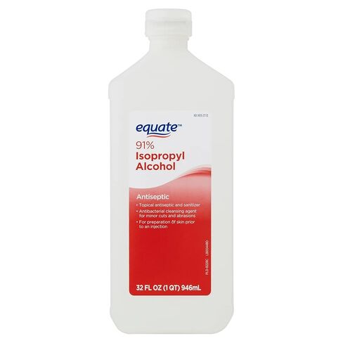 Equate Isopropyl Alcohol 91%, 32 FL Oz | Antiseptic & Cleaning Solution, 2 Pack in Saudi Arabia