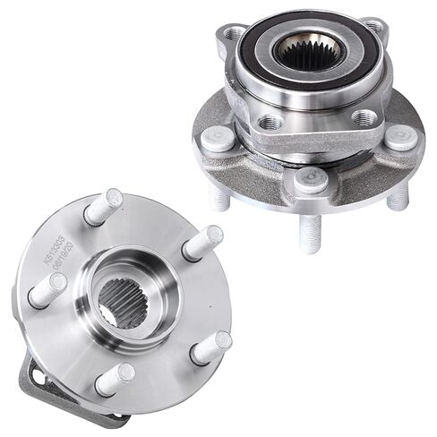 Detroit Axle - Front 2pc Wheel Bearings for 2007-2008 Honda Fit, 2010-2014 Insight Replacement Wheel Bearings Assembly in Saudi Arabia
