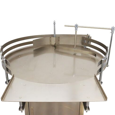 Automatic Bottle Accumulation Table Automatic Bottle Unscrambler High Speed Bottle Feeder for Capping Machine in Saudi Arabia