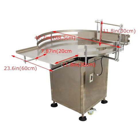 Automatic Bottle Accumulation Table Automatic Bottle Unscrambler High Speed Bottle Feeder for Capping Machine in Saudi Arabia