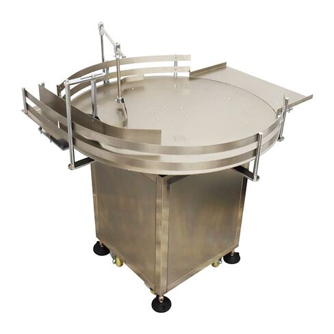 Automatic Bottle Accumulation Table Automatic Bottle Unscrambler High Speed Bottle Feeder for Capping Machine in Saudi Arabia