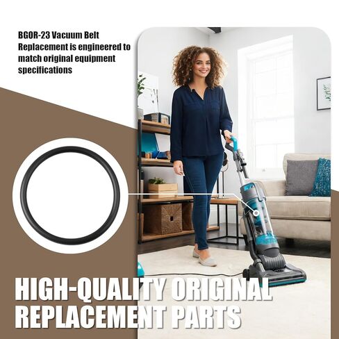 حزام فراغ BGOR-23 لشركة Bissell Big Green Commercial، بديل الحزام لـ BG100، BG101 وBG102، سلسلة BG107 التجارية المستقيمة (3 عبوات) in Kuwait