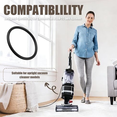 حزام فراغ BGOR-23 لشركة Bissell Big Green Commercial، بديل الحزام لـ BG100، BG101 وBG102، سلسلة BG107 التجارية المستقيمة (3 عبوات) in Kuwait