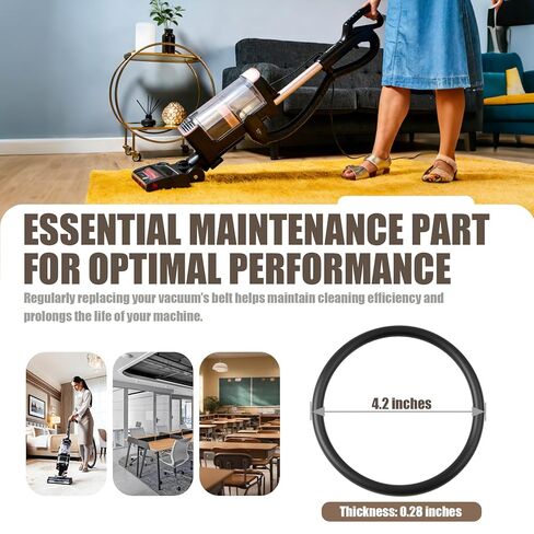 حزام فراغ BGOR-23 لشركة Bissell Big Green Commercial، بديل الحزام لـ BG100، BG101 وBG102، سلسلة BG107 التجارية المستقيمة (3 عبوات) in Kuwait