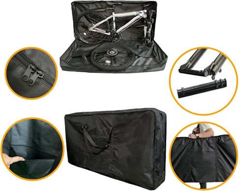 Foldable Bike Carry Bag Practical Bicycle Transport Case for Trip in Saudi Arabia