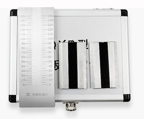 Scraper Fineness Meter Single Groove Grindometer with Single Channel 2 Scrapers Indexing Value 5μm Recommended Range＞70μm Scale Range 0-150μm in Kuwait