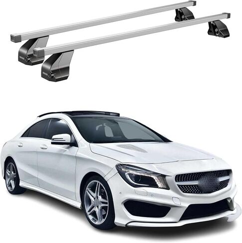 OMAC Fix Point Racks Cross Bars for Mercedes CLA C118 2020-2025 ALU Black 2x in Saudi Arabia