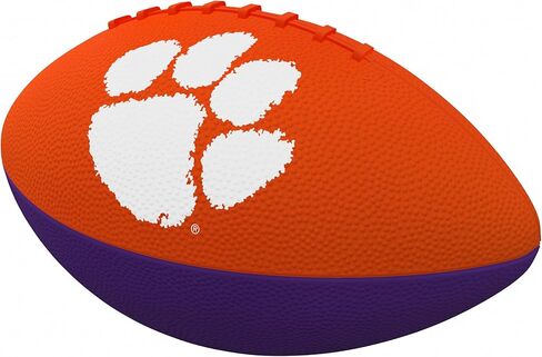 شعار logobrands Clemson Pinwheel Logo كرة قدم مطاطية مقاس صغير in Saudi Arabia
