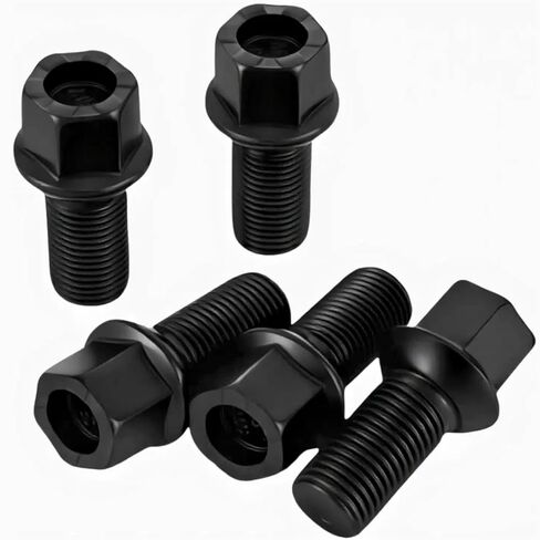 5PCS 8D0601139D WHT002437 Wheel Lug Nut Bolts Fits for VW Golf Jetta Passat Beetle CC for Audi A3 A4 A5 A6 A7 Quattro A8-M14-1.50 in Kuwait