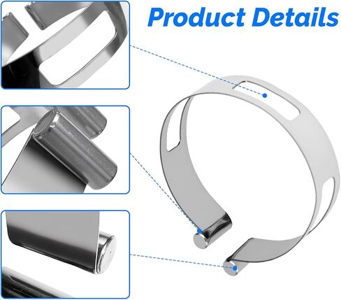 3.5" (88.9MM) Exhaust Tacking Band Clamp-On for Welding & Fabrication –1pc Stainless Steel ，Universal Fit, Corrosion-Resistant, Secure Hold for Exhaust Components in Kuwait