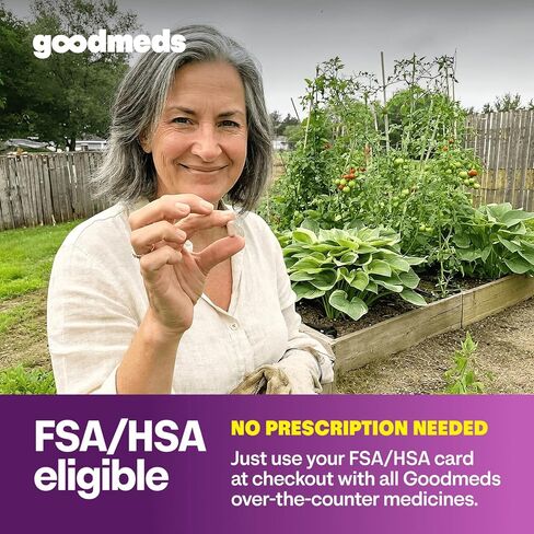 ValuMeds GoodMeds Compare to Allegra | Fexofenadine HCl 180mg | 24-Hour Allergy Relief, Non-Drowsy Antihistamine Generic Medicine for Allergies, Hay Fever, Itchy Eyes | for Kids & Adults (120 Count) in Kuwait