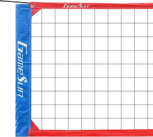 ‌حجم التنظيم شبكة كرة طائرة خارجية مقاس 32 × 3 بوصة - سلك علوي من البوليستر المقوى عالي التحمل وغطاء من الفينيل لأداء لا يتدلى - بديل متين للفناء الخلفي أو الشاطئ أو الحديقة in Kuwait