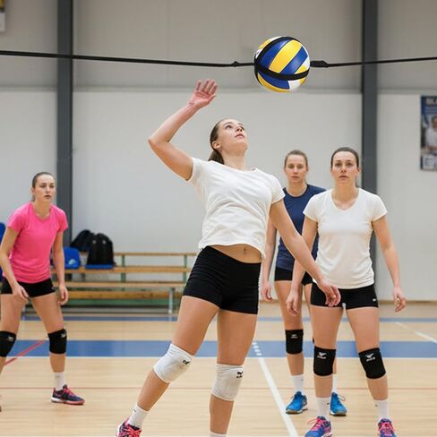 1Set Volleyball Spike Trainer, Volleyball Training Equipment Aid,Gift for Girl, Teen, Beginners/Pro (Black) in Kuwait