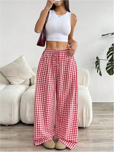 فيردوسا نساء القماش القطني منقوش الساق على نطاق واسع سراويل شارع الشارع in Kuwait