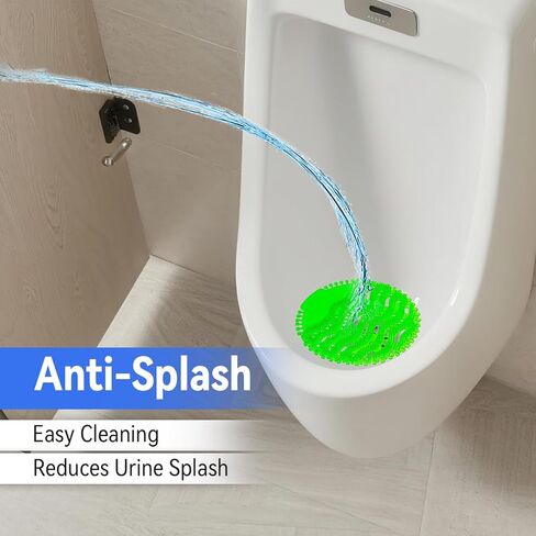 Urinal Screen Deodorizer, 24 PCS Urinal Cakes 3D Wave Anti-Splash Guards Odor Protection Mats, Consistent Fragrance, Bulk Scented Fresh Pads for Men's Toilets in Bathroom Office Schools Hotels in Kuwait