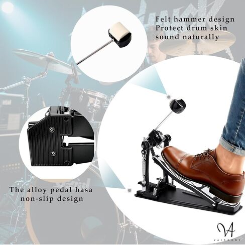 دواسة طبلة الجهير، دواسة طبلة مزدوجة السلسلة لطبل الجهير ومجموعة الطبل (V-DC-JKC10) in Kuwait