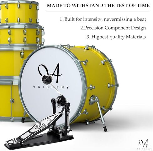 دواسة طبلة الجهير، دواسة طبلة مزدوجة السلسلة لطبل الجهير ومجموعة الطبل (V-DC-JKC10) in Kuwait