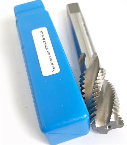 HSS Machine Spiral Flute tap M24 Right Hand Fine screw Thread spiral fluted taps M24X3 M24X2 M24X1.5 M24X1(1.0) in Saudi Arabia