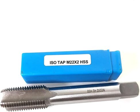 HSS Metric thread Hand tap M22 M22X2.5 M22X2 Left hand Fine screw taps M22X1.75 M22X1.5 M22X1.25 M22X1 M22X0.75(M22X2 Left Hand) in Saudi Arabia