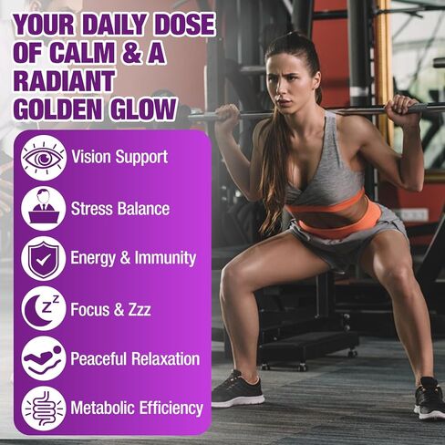 حلوى هاوهان سافرون للأطفال والكبار - مكمل 10 في 1 مع 88.5 ملجم من مستخلص الزعفران العضوي لدعم هدوء العقل والتركيز. خالي من السكر، غير معدل وراثيًا، نكهة الفراولة، 120 قطعة in Kuwait