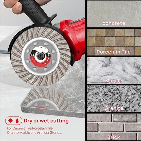 Diamond Grinding Disc, 115mm/4.5inch Segmented Cup Wheel Discs for Concrete Brick Hard Stone 1pcs in Saudi Arabia