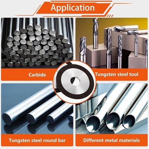 Diamond Grinding Disc, Sharpening Wheel for Tungsten Steel Milling Tool Carbide Metal 1Pc 125mm/150mm(320Grit,Black150x32x10x8mm) in Saudi Arabia
