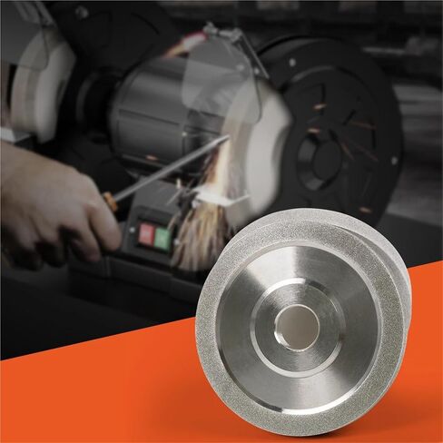 Diamond Grinding Wheel, Electroplated Abrasive Disc Flat for Milling Cutter Carbide Tungsten Steel Alloy Grit 150 1pcs in Kuwait