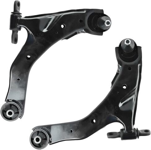 Detroit Axle - RWD الأمامية السفلى للسيطرة على 2013-2018 RAM 1500 [مع الينابيع الأمامية] 2014 2015 2015 ، 2 أذرع التحكم السفلى مع استبدال مفصل الكرة in Kuwait