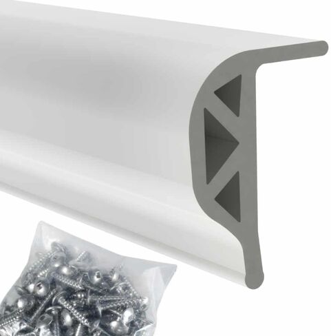 Dock Bumpers: P-Style Dock Edging, Full Protection Dock Fender, 4 Foot Sections: for Easy Install, 16ft and 24ft Bundles, UV-Resistant, Non-Marking, Black & White Options. in Kuwait