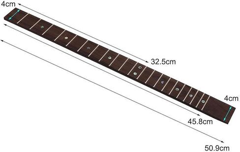 21 Frets الغيتار الكهربائي فريتس DIY جزء استبدال السلس الغيتار الرقبة 20 بوصة لأداء مرحلة العرض المباشر in Kuwait
