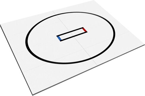 10x10ft نشمر تصميم المصارعة حصيرة المحمولة MMA/BJJ/الجودو/الجمباز التدريب حصيرة للتصارع فنون الدفاع عن النفس الملاكمة in Kuwait