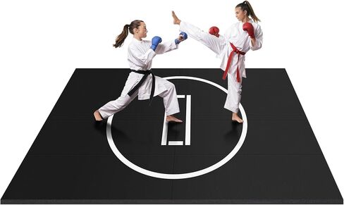 بساط مصارعة بسمك 1.2 بوصة مقاوم للماء محمول جيو جيتسو حصيرة لليوجا BJJ MMA تصارع الجودو الملاكمة فنون الدفاع عن النفس in Kuwait
