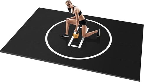 بساط مصارعة بسمك 1.2 بوصة مقاوم للماء محمول جيو جيتسو حصيرة لليوجا BJJ MMA تصارع الجودو الملاكمة فنون الدفاع عن النفس in Kuwait