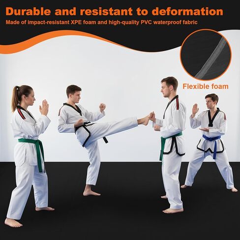 Extra Large Exercise Mat 118.11x59.06x1.18in Indoor Thick Workout Mats with Non-Slip Surface High-Density Gym Mat for MMA Grappling Martial Arts Boxing in Kuwait