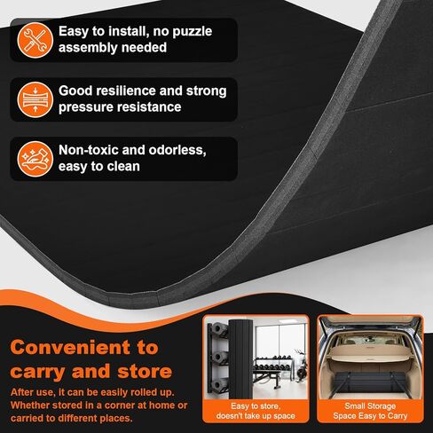 Extra Large Exercise Mat 118.11x59.06x1.18in Indoor Thick Workout Mats with Non-Slip Surface High-Density Gym Mat for MMA Grappling Martial Arts Boxing in Kuwait