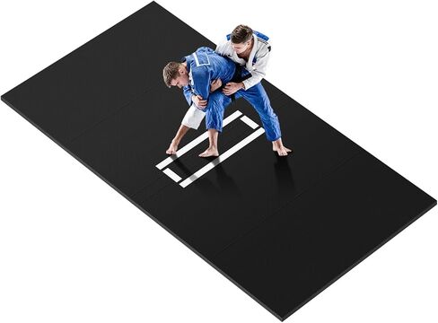 Wrestling Mats for Home, 10x10 Jiu Jitsu Mats with Rollable Design, Waterproof Pvc Gymnastics Mat with 3cm Foam Protection for Tumbling Yoga Bjj Mma Grappling Judo Boxing Martial Art in Kuwait