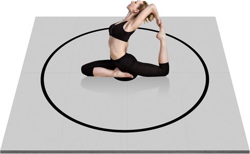 Wrestling Mats for Home, 10x10 Jiu Jitsu Mats with Rollable Design, Waterproof Pvc Gymnastics Mat with 3cm Foam Protection for Tumbling Yoga Bjj Mma Grappling Judo Boxing Martial Art in Saudi Arabia
