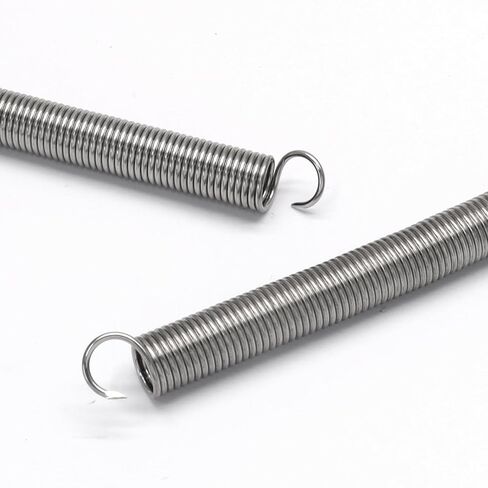 Litoexpe 2 قطعة نوابض تمديد 3/8 بوصة × 6-1/2 بوصة، نوابض شد بناء مزدوجة من الفولاذ مع أطراف خطافية لإصلاح الآلات للاستخدام الصناعي in Saudi Arabia