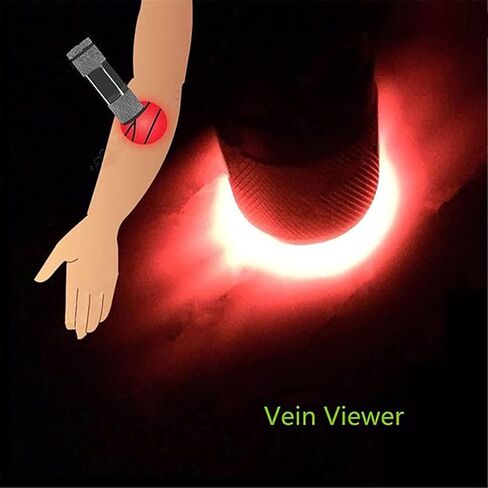 قلم تحديد موقع موقع الوريد، ضوء أحمر للكشف عن الأوردة للأطفال المسنين، أداة عرض الأوعية الدموية للأطفال المسنين، سهولة العثور على الأوردة تحت الجلد in Kuwait