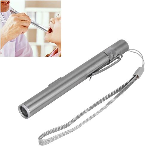 Fafeicy LED USB Penlight Mini Diagnostic Medical Pen Light، مصباح قلم قابل لإعادة الشحن من الفولاذ المقاوم للصدأ مع مشبك جيب + كابل USB للميكانيكي in Saudi Arabia