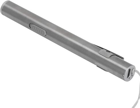 Fafeicy LED USB Penlight Mini Diagnostic Medical Pen Light، مصباح قلم قابل لإعادة الشحن من الفولاذ المقاوم للصدأ مع مشبك جيب + كابل USB للميكانيكي in Saudi Arabia