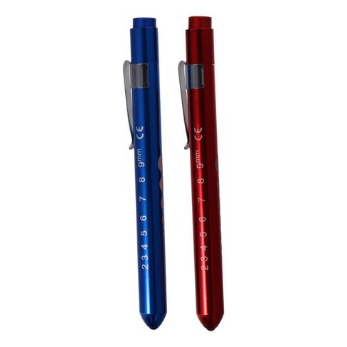 Pupil Check Pen Light Red, Blue Professional White Light Medical Pen Light Lightweight LED Diagnostic Lamp Nurse Student Doctors(Blue) in Saudi Arabia