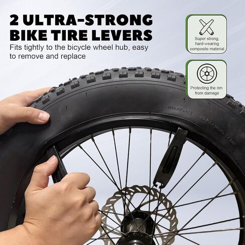 أنبوب إطار سميك مقاس 16 × 4.0 مع صمام شريدر - أنابيب دراجة مطاطية بوتيل لدراجة Ebike - عبوتان مع رافعات الإطارات in Saudi Arabia
