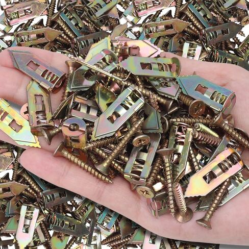 20Sets Heavy Duty Self Drilling Drywall Anchors with Screws Self Tapping Screw for Gypsum Plasterboard Dowel Metal Expansion (20 Sets) in Saudi Arabia