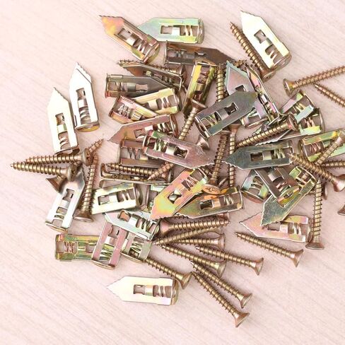 20Sets Heavy Duty Self Drilling Drywall Anchors with Screws Self Tapping Screw for Gypsum Plasterboard Dowel Metal Expansion (20 Sets) in Saudi Arabia
