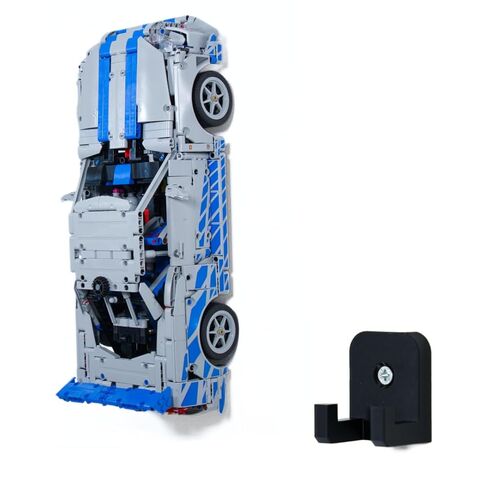حامل حائط متساطح لسيارة Lego Technic Nissan Skyline GT-R 42210 - حامل عرض منخفض المستوى، تصميم موفر للمساحة، تركيب ببرغي واحد in Kuwait