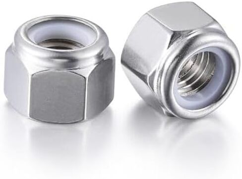 (pcs) Self Clinching Nuts 304 Stainless Steel Self-Lock Nylon 1/4-20 50 in Saudi Arabia