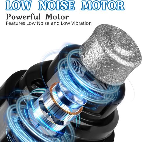 Heusom Silent Groom Pro Nail Grinder, 2025 New Heusom Dog Nail Trimmer, Rechargeable USB Charging Pet Nail Grinders for Dog, Electric Dog Nail Clippers, Pet Paws Grooming Smoothing Tool (1 Set) in Kuwait